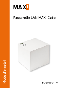 Passerelle LAN MAX! Cube - eQ-3