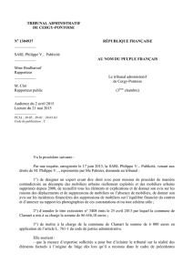 SARL Philippe V... Publicité - Tribunal administratif de Cergy