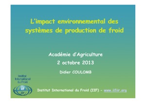 Télécharger la présentation - Académie d`Agriculture de France