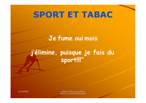 Sport et Tabac