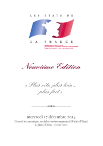 Neuvième Edition - LES ETATS DE LA FRANCE