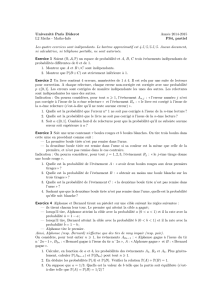 Université Paris Diderot Année 2014-2015 L2