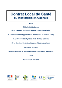 Contrat Local de Santé - Agglomération Montargoise