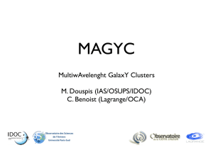 MultiwAvelenght GalaxY Clusters M. Douspis (IAS - OV