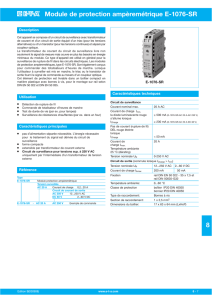 Module de protection ampèremétrique E-1076-SR 8
