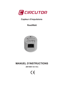 manuel d`instructions - Compteur