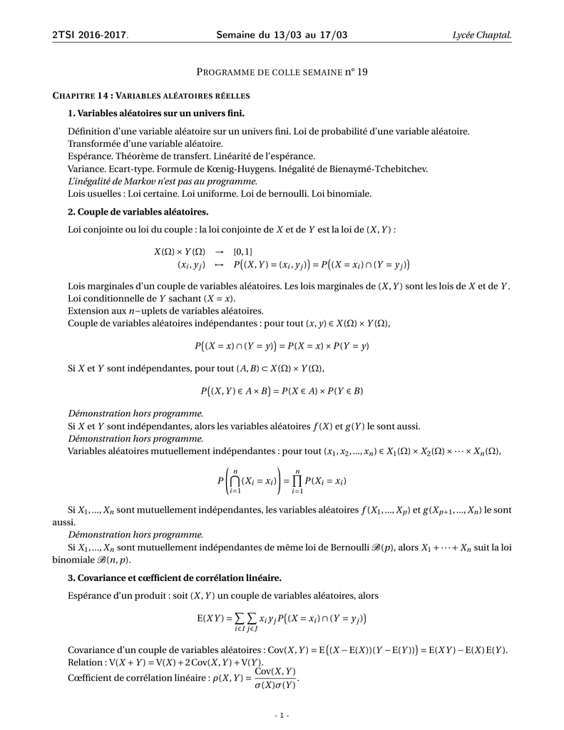 2tsicollemath19 Tsi Chaptal Saint