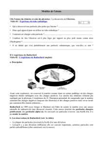 Modèles de l`atome