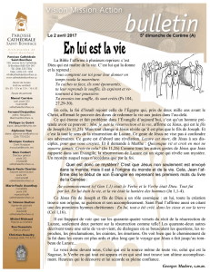 Bulletin du 2 avril 2017 - Cathedrale de Saint