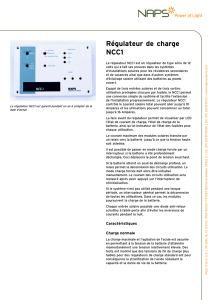 Régulateur de charge NCC1