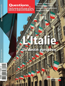 L`Italie : un destin européen