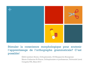 V2.4 – Stimuler la conscience morphologique pour soutenir l