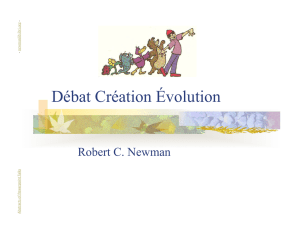 Débat Création Évolution