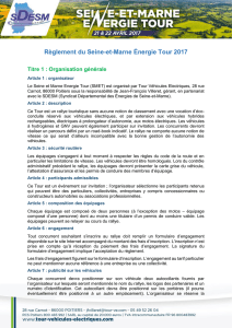 Règlement du Seine-et-Marne Énergie Tour 2017