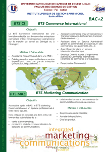 BTS CI BTS Commerce International BTS MKC BTS Marketing