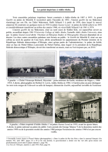 Les palais impériaux à Addis-Abeba - Lycée Guébré