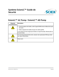 Système ExionLC™ Guide de Sécurité
