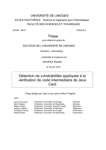 Détection de vulnérabilités appliquée à la vérification de code