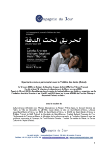 1 Spectacle créé en partenariat avec le Théâtre des Amis (Rabat)