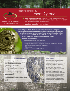 mont Rigaud - Nature