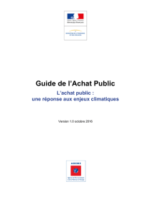 Guide de l`Achat Public