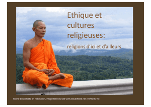 Ethique et cultures religieuses