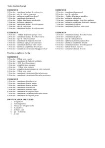 Toutes fonctions Corrigé EXERCICE 1 0. Fonction : complément