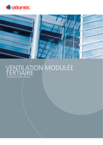 ventilation modulée tertiaire