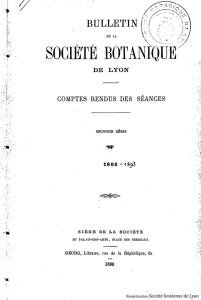 societe botaniou e - Société linnéenne de Lyon