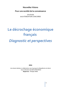 Le décrochage économique français Diagnostic et perspectives