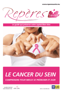 Le cancer du sein