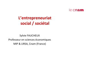 L`entrepreneuriat social / sociétal - Fun-Mooc