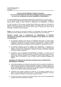 Conseil d`Ethique Clinique