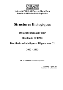 Structures Biologiques