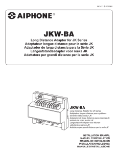 JKW-BA - Aiphone
