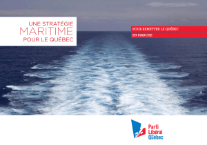 Stratégie maritime - Parti libéral du Québec
