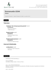 Emmanuelle UZAN - Agence Lise ARIF