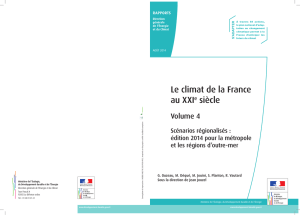 Le climat de la France au XXIe siècle