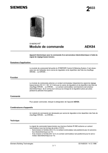 Module de commande AEK84