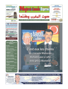 N° 131 MAI 2014 - Maghreb Canada Express