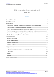 Loi de modernisation du système de santé français