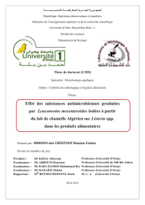 chentouf hanane - Université d`Oran 1 Ahmed Ben Bella
