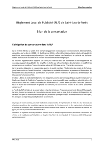 Bilan concertation RLP - Saint-Leu-la
