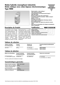 pdf1-mostradoParamètres sélectionnés SYSTEME Montage rail DIN