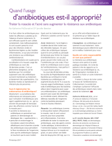 d`antibiotiques est-il approprié?