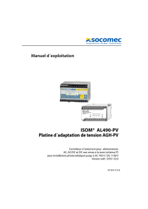 ISOM® AL490-PV Platine d´adaptation de tension AGH-PV