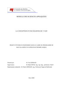 module des sciences appliquées