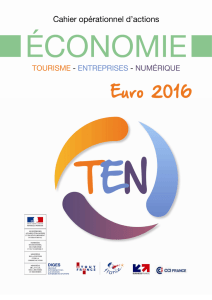 (Cahier opérationnel actions - Economie TEN