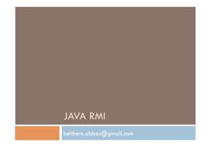 JAVA RMI - 4