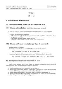 JXTA TP 1 - 2 - Université de Reims Champagne